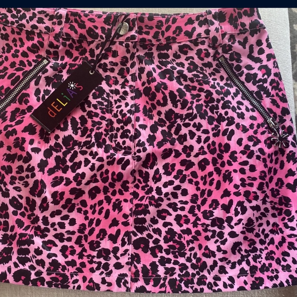 Pink Cheetah Skirt